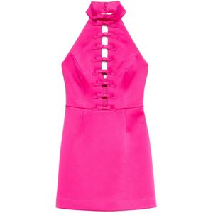 Rebecca Vallance, Dames, Jurken, Roze, Maat: 4XS Satijn,