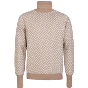 Drumohr, Heren, Truien, Beige, Maat: 2XL