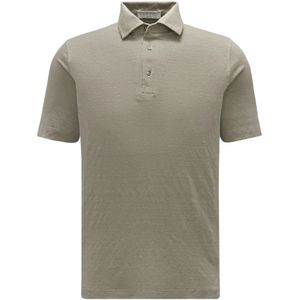 Filippo De Laurentiis, Heren, Tops, Grijs, Maat: XL Linnen,