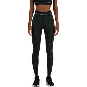 New Balance, Dames, Broeken, Zwart, Maat: XS Spandex,