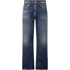 Roberto Cavalli, Heren, Jeans, Blauw, Maat: W32 Denim,