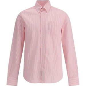 deperlu, Heren, Overhemden, Roze, Maat: S Katoen,