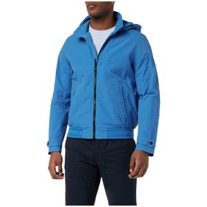 Tommy Hilfiger - Geweven Jas - Blauw - Regular Fit