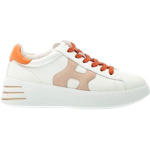 Hogan Oranje Rebel Sneakers , White , Dames , Maat: 40 EU