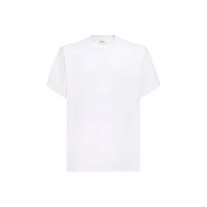 Burberry Witte Crew-neck T-shirt, Regular fit , White , Heren , Maat: L