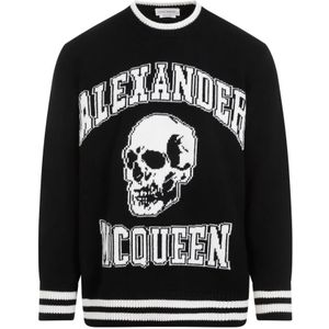 Alexander McQueen, Heren, Truien, Zwart, Maat: M Wol,