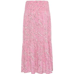 Kaffe - Rok - Lichtroze - A-lijn - Lang/maxi