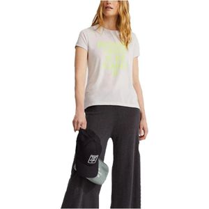 Ecoalf, Dames, Tops, Grijs, Maat: XS Poliester,