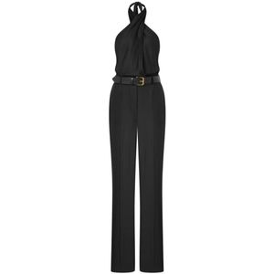 Moschino, Dames, Jumpsuits & Playsuits, Zwart, Maat: M
