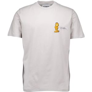 Iceberg, Heren, Tops, Grijs, Maat: XS Katoen,