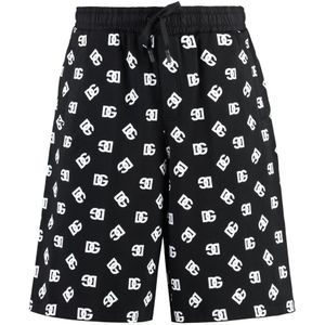 Dolce & Gabbana, Heren, Korte broeken, Veelkleurig, Maat: S Katoen,