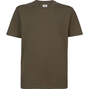 C.p. Company, Heren, Tops, Groen, Maat: XL Katoen,