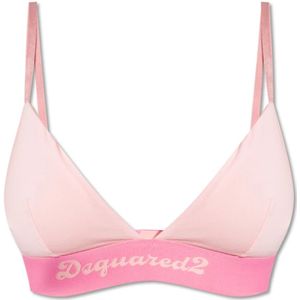 Dsquared2 Beha met logo , Pink , Dames , Maat: XL