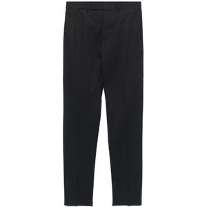 Zegna, Heren, Broeken, Blauw, Maat: M Katoen,