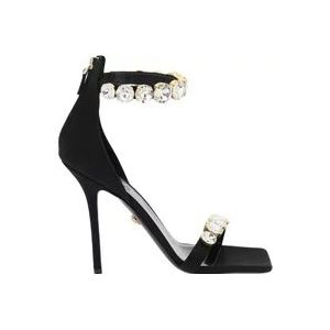 Versace High Heel Sandalen , Black , Dames , Maat: 37 EU
