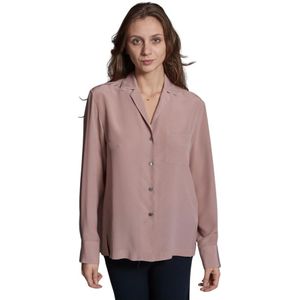 Caliban, Dames, Blouses & Shirts, Roze, Maat: L Zijde,