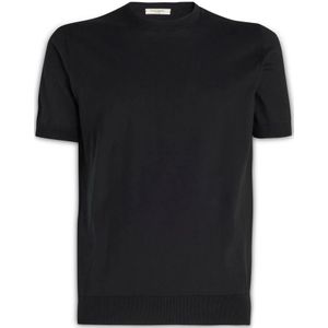 Paolo Pecora, Heren, Tops, Zwart, Maat: XL