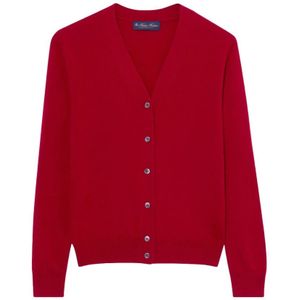 Brooks Brothers, Dames, Truien, Rood, Maat: M Kasjmier,