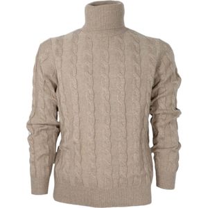 Cashmere Company, Heren, Truien, Beige, Maat: 2XL Wol,