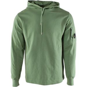 C.p. Company - Fleece Trui - Groen - Pullover Design - Lange Mouwen
