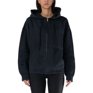 MM6 Maison Margiela, Dames, Sweatshirts & Hoodies, Zwart, Maat: L