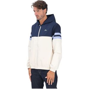 Lacoste - Sleeve Croc Full Zip Jacket - Wit - Heren