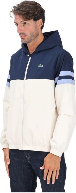 Lacoste - Sleeve Croc Full Zip Jacket - Wit - Heren