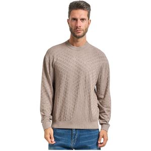 Armani Exchange, Heren, Truien, Beige, Maat: XL Viscose,