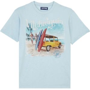 Vilebrequin, Heren, Tops, Blauw, Maat: M Katoen,