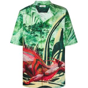 Valentino, Heren, Overhemden, Veelkleurig, Maat: S Katoen,