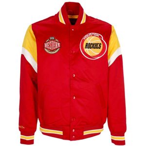 Mitchell & Ness, Heren, Jassen, Rood, Maat: S Zijde,