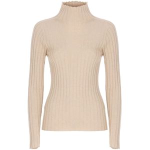 Peserico, Dames, Truien, Beige, Maat: M