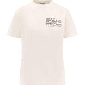 Golden Goose - Gedrukt T-Shirt - Wit - Katoen