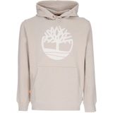 Timberland - Core Logo Hoodie - Sweatshirt - Grijs - Lange Mouw