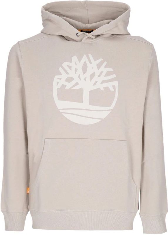 Timberland - Core Logo Hoodie - Sweatshirt - Grijs - Lange Mouw