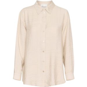 My Essential Wardrobe, Dames, Blouses & Shirts, Beige, Maat: M