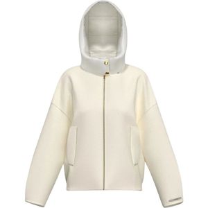 Emme DI Marella, Dames, Sweatshirts & Hoodies, Beige, Maat: 2XS Viscose,