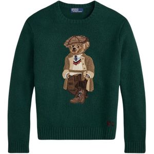 Ralph Lauren, Heren, Truien, Groen, Maat: S Wol,