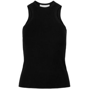 Envelope 1976, Dames, Tops, Zwart, Maat: XS Katoen,