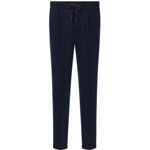 Boggi Milano, Heren, Broeken, Blauw, Maat: XS Flanel,