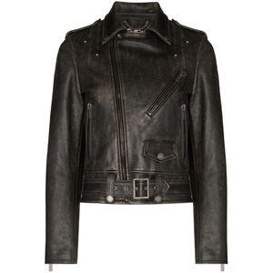 Golden Goose - Bikerjack - Zwart - Leer - Slim Fit