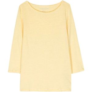 Majestic Filatures, Dames, Tops, Geel, Maat: S