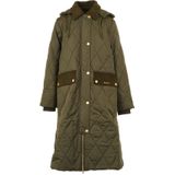 Barbour, Dames, Mantels, Groen, Maat: L Leer,