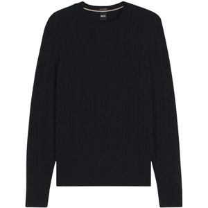 Hugo, Heren, Truien, Blauw, Maat: L Wol,