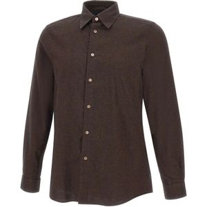 Paul Smith, Heren, Overhemden, Bruin, Maat: L Katoen,