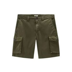 Woolrich Klassieke Cargo Shorts , Green , Heren , Maat: W34