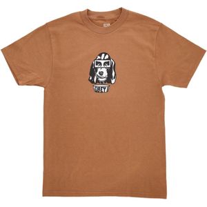 Obey, Heren, Tops, Bruin, Maat: XL Katoen,