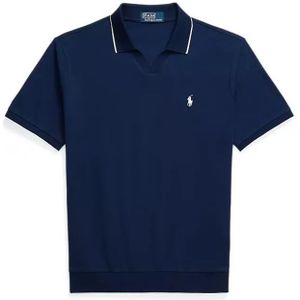 Polo Ralph Lauren - Poloshirt - Donkerblauw - Katoen/Elastaan