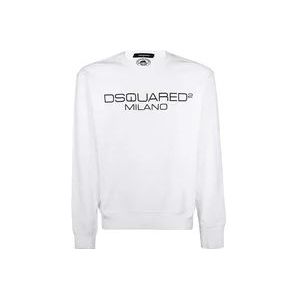 Dsquared2 Sweatshirts , White , Heren , Maat: XS