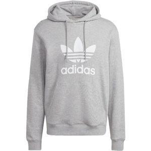 Adidas, Heren, Sweatshirts & Hoodies, Grijs, Maat: M Katoen,